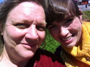 Mom and Sarah at MD Sheep and Wool 2013