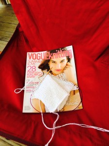 The Outdoor Knitting Chair